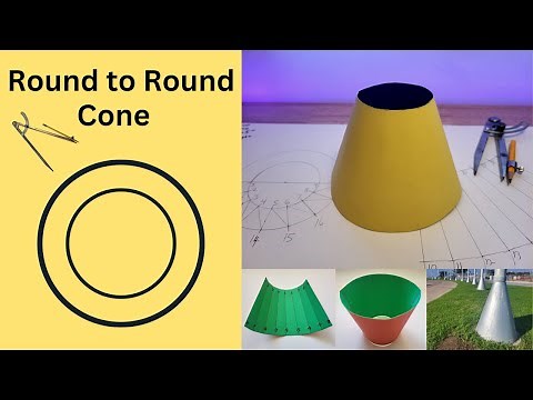 How to make a Round to Round Cone
