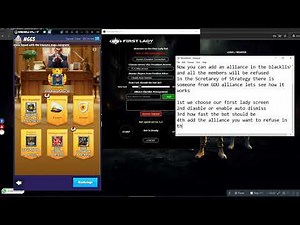 Vice president Bot from First Lady Bot - Last War Survival - Latest Feature ( Alliance Blacklist )