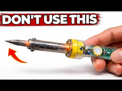 Don't Use This Soldering Iron! Use a Cheap Pencil Soldering Iron Instead
