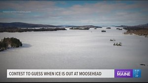 Ice is in, contest is on at Moosehead Lake