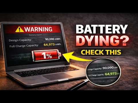 Your Laptop Battery Might Be Dying! Check Its Real Health with This Windows Command