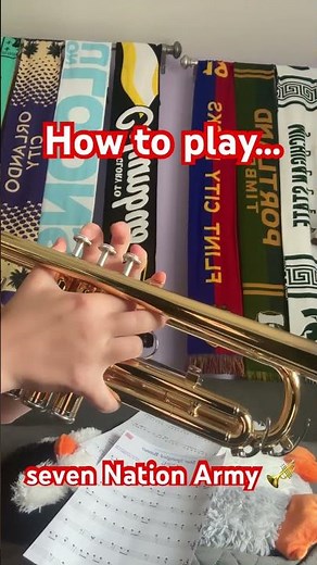 How to play Seven Nation Army on trumpet 🎺￼