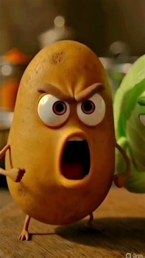 Aloo vs Gobhi Fight😃| Dangerous Sabzi Battle | Object Fight Video #aloogobhi #funnyfight #object