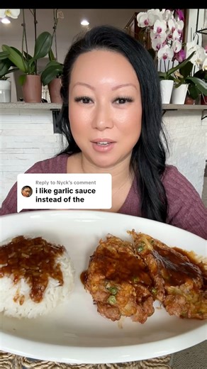 Egg Foo Young with Garlic Sauce Recipe #Recipe #EasyRecipe #chinese #asian #egg | By Nay A