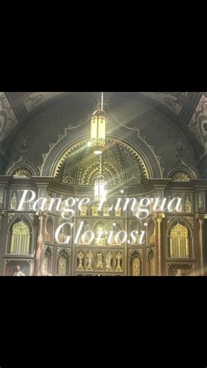 Pange Lingua Gloriosi (My Favorite Holy Thursday Hymn!)