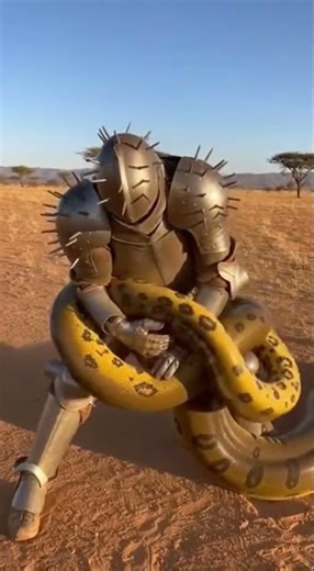 Spiked Armor vs GIANT Python – He’s Crazy! 😱🐍