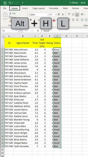 How to Highlight Specific Words Using Keyboard Shortcuts in Excel