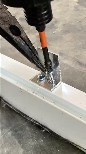 This is how installed the aluminum hollow spigot #fyp #aluminumtutorial