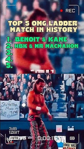 WWE: The 5 Most INSANE WWE Ladder Match Moments #shorts #wwe #wrestling