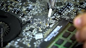 Replacement of dry thermal paste of cooling system