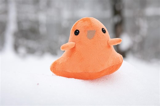SCP 999 Tickle Monster Plush, Cute Orange Blob Plushie, Soft Handmade SCP Toy, Creepy Cute Gift, Nerd Gamer Decor, Unique Fan Art Plush - Etsy