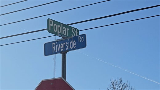 Street names changed to Riverside Road as part of Riverfront Development