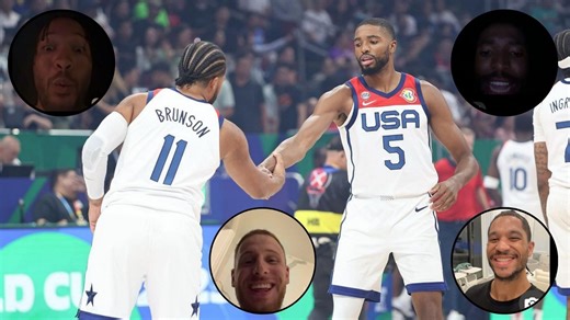 PHOTO: Knicks' Villanova boys quartet connect on FaceTime moments after Mikal Bridges' trade to New York