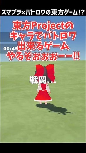 A fun mobile game where you can play a battle royale with Touhou Project characters! [Touhou Dant...