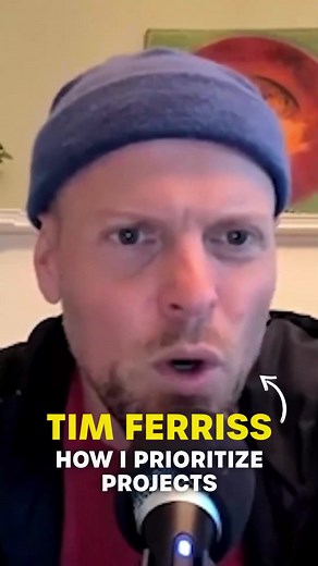 How I Prioritize Projects #timferriss #productivity #focus