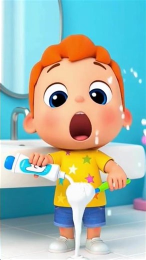 Toothpaste Gone Crazy 😂 | Funny Cartoon for Kids