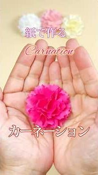 [Paper Flowers] Carnations made from paper #paperflowers #handmade #carnations