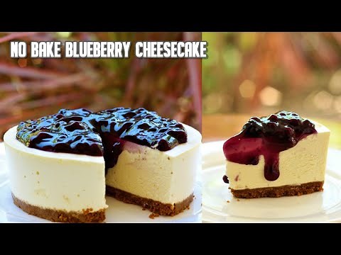 Homemade Blueberry Cheesecake (No Bake)