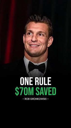 Rob Gronkowski $70 million wealth strategy #shorts