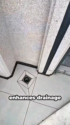 55K views · 224 reactions | Tiling Master Hack: Creating a Geometric Frame Around a Floor Drain #tiles #hack #fblifestyle | Reels ideas | Facebook