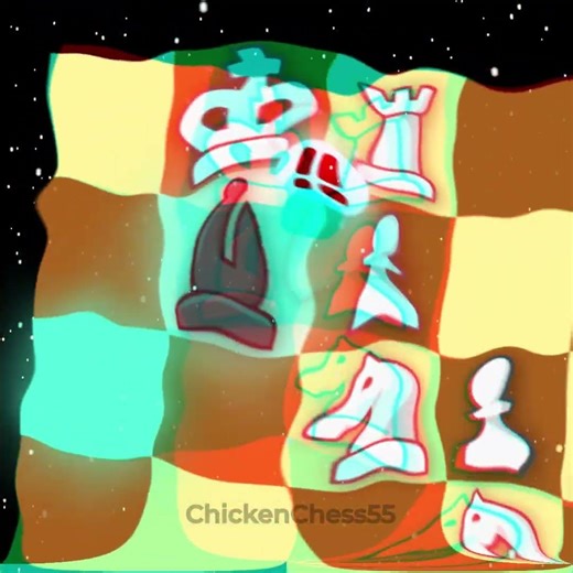 Bishop runs in a circle ☠️🔥 #chess #brilliant #chessgame #wittyalien #brilliantmove #chessedit