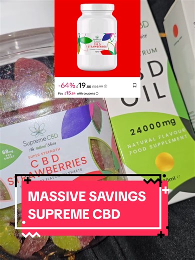Massive Savings on Supreme CBD Products