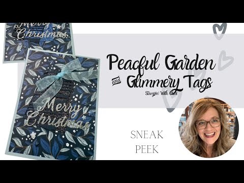 STORAGE Ideas AND Sneak Peek Stampin' Up Peaceful Garden
