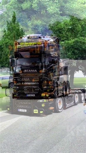 Every Scania carries the spirit of the road.#Scania #TruckLife #V8Power #BigRig #DieselPower