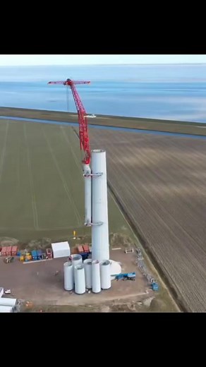 Enercon climbing crane #renewableenergy #inovation #windturbine | TCGM