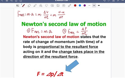 IGCSE & A Level物理Newton's Law讲解