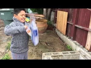 DIY Build an Easy Cheap Small Pond with a Tarp and Cinder Blocks(No Cement Used) Under 2 Hours