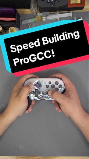 ProGCC Speed Builds 15 minutes sped up to just 1 minute! #nintendo #procontroller #progcc #handheldlegend #hhl #modding #extremerate #smashbro #smashbrosultimate #n64 #gamecube #wii