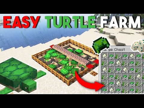 EASY Turtle Farm in Minecraft 1.20! [Tutorial]