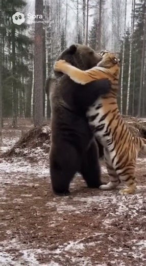 母熊の愛と勇気の記録守る戦いA mother grizzly fought with everything she had to defend her home and protect her cub