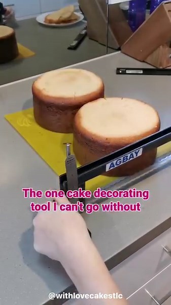 4.8K views · 38 reactions | “The Agbay cake leveler!This is the Rolls Royce of cake cutters 磊” - @withlovecakestlc #cake #cakestagram #cakedecorating #cakesofinstagram #cakedecoratingtips #caketutorials #caketutorial #caketips #howto #cakeleveller #agbay #tutorials #cakereels | Agbay Products | Facebook
