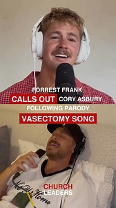 35K views · 198 reactions | https://churchleaders.com/news/517683-forrest-frank-calls-out-cory-asbury.html Forrest Frank Calls Out Cory Asbury Following Parody Vasectomy Song | Church Leaders | Facebook