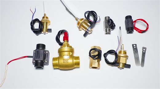 Liquid Flow Switch 10w to 50w Magnetic Flow Switches 2 Wires on Off Water Flow Switch for Water Dispenser