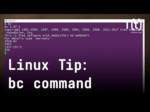 How to use the bc command: 2-Minute Linux Tip