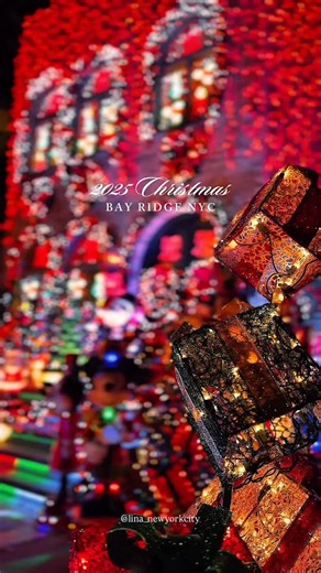 Bay Ridge’s most over-the-top Christmas house is back and brighter than ever ✨🎅 @79stholidayhouse From sparkling rooflines to life-size Santa scenes and glowing pathways, this home transforms the whole block into a Christmas dream 🌟🎄☃️ A true NYC holiday tradition you don’t want to miss. ✨ Tag someone you’d take to see this ❤️ 📍635 79th Street Bay Ridge, Brooklyn NYC . NYC, New York, nyctgo, Christmas, Christmas in New York, fall, November, decorations, nyc decorations, Christmas decorations