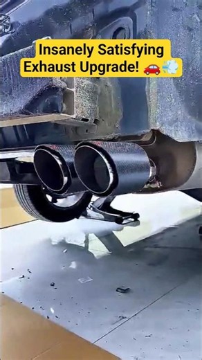 From Boring To Bold: Easy Dual Exhaust Tip Install! #Shorts