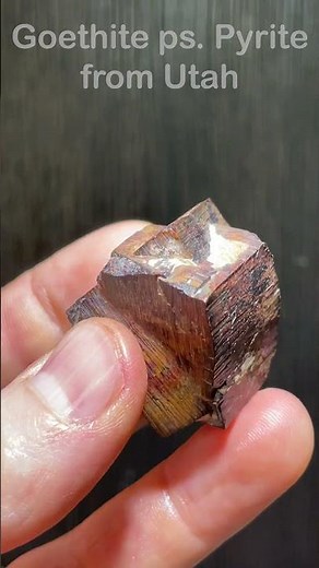 Goethite pseudomorph after Pyrite Crystals from Pelican Point in Utah - DallasStoneworks.com