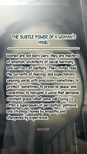 The Subtle Power of a Woman’s Mind #shorts