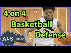 4 on 4 Basketball Zone Defense