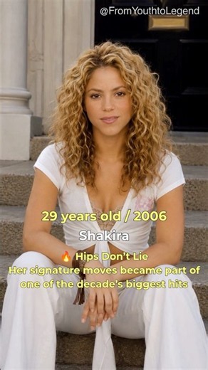 Shakira Evolution 💃 1999–2026 | From Latin Star to Global Icon #thenandnow #shakira #nostalgia
