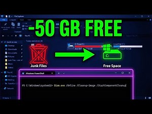 Ultimate Windows Cleanup: Free Up 50GB & Fix Sluggish PC (DISM & Prefetch Guide)