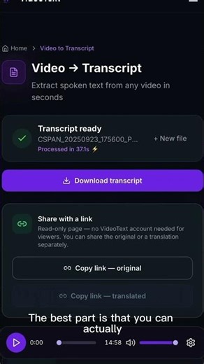 Stop wasting hours editing transcripts.