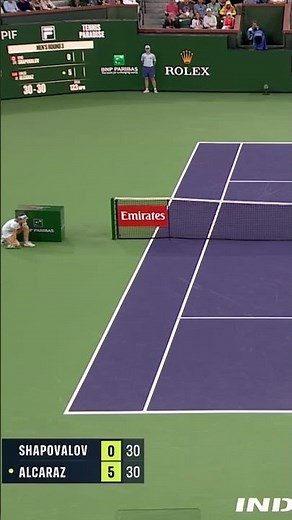 UNBELIEVABLE POINT! SHAPOVALOV & ALCARAZ GO ALL OUT! 😱🔥