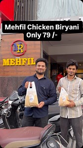 104K views · 569 reactions | Chicken Biryani Only 79 Rupees Download Magicpin App For More Details #reels #viralpost❤️ #chickenbiryani #hyderabad #reelkarofeelkaro #new #explorepage #reelkarofeelkaro #followformore | mohdomer_official | Facebook