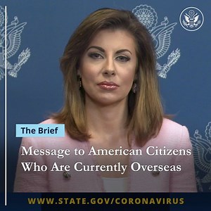 14K views · 846 reactions | U.S. citizens overseas during the #coronavirus outbreak, follow these steps: 1. Monitor the website and social media of the nearest U.S. Embassy. 2. Sign up for alerts at STEP.state.gov. 3. Follow the advice of health authorities. 4. Check with your airlines for updates. | U.S. Department of State | Facebook