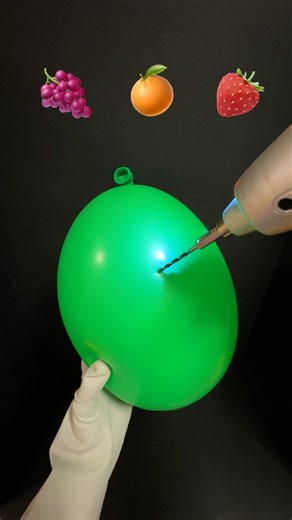 what fruit’s inside the balloon? 😱